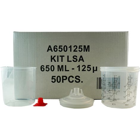 GELSON TAZZE MONOUSO 650 ML 125 MICRON