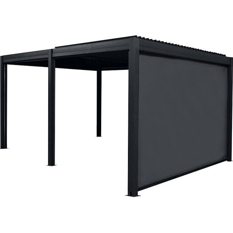 Pergola-Sichtschutz 200x283cm f. Art.012996 u. 012997 anthr.