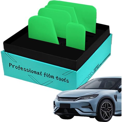 Raclette pour film de fenêtre - 5 pièces - Multi - usages - Pour voiture - (1/5)