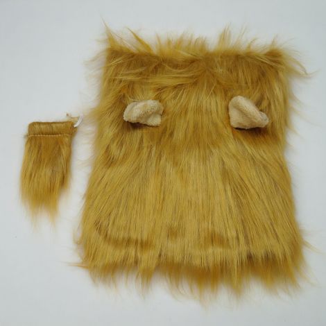 Déguisement lion pour animaux marron S x 3 modèle 49