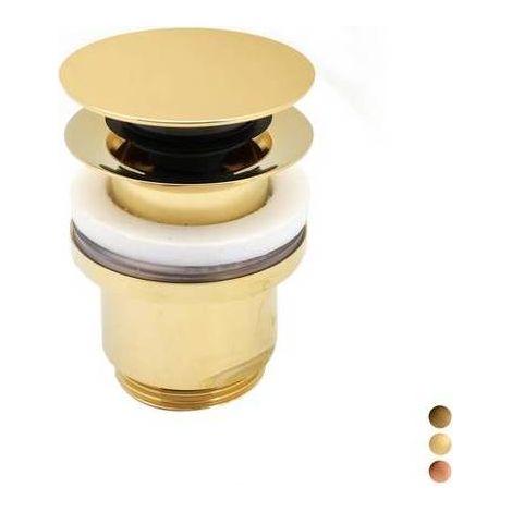 PILETTA CLICK CLACK 1"1/4 TONDA SENZA TROPPO PIENO Misura: 1"1/4  Bronzata