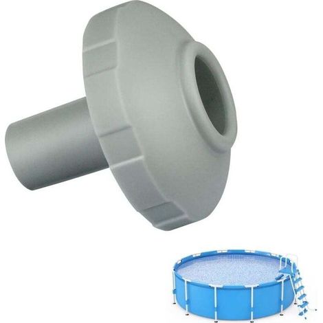 Adaptateur de tuyau de piscine Ulisem, adaptateur de tuyau de remplacement pour buse de vidange de piscine hors sol, pièces de connexion de pompe, adaptateur de tuyau de filtre pour écumoire de petite (1/4)