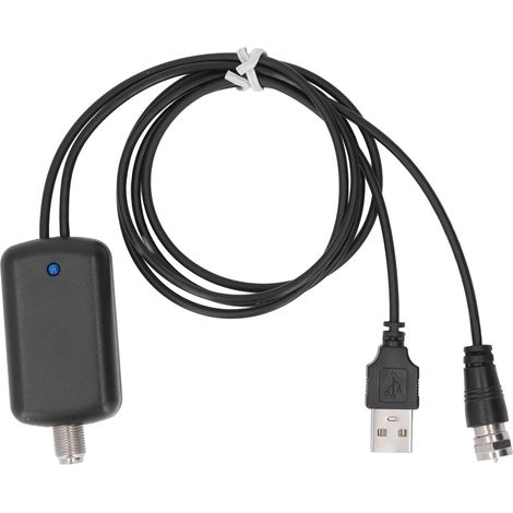 Amplificateur antenne TV numérique HD boosteur signal auto gain 25DBI RG174 F mâle IEC 75Ω 50 miles (1/5)