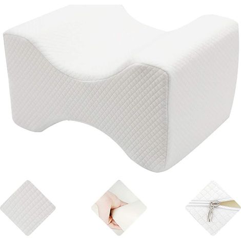 Oreiller De Genou en Mousse à Mémoire De Rebond Lent Lit Enceinte Oreiller De Sommeil Jambe Pince Jambe Oreiller Jambe Coussin Oreiller (1/5)