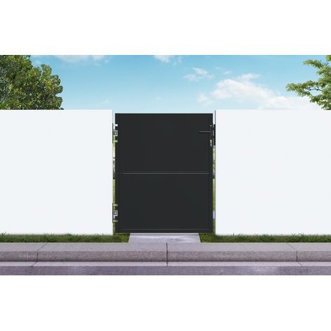 Portillon acier noir mat 1m NALI H.120cm