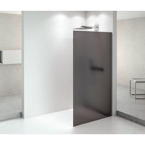 Paroi de douche ARCHITEX CHROM 1362 mm, verre fumé mat