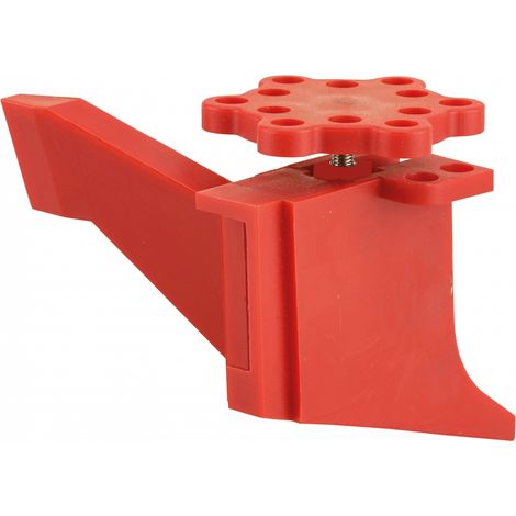 Blocco di sicurezza per valvola da 1/4 di giro, acciaio, lucchettabile, Lockout Tagout LOTO - THIRARD