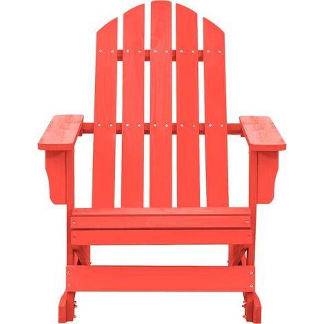 Maison Exclusive - Sedia Giardino Adirondack in Legno Massello di Abete Rossa (1/5)