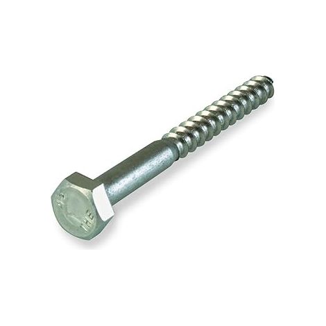 SUKI 6180433 TIREFONDS ACIER INOX A2 6 X 60 25 PIÈCES