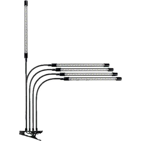 Lampe horticole LED avec minuterie, intensité réglable, pour semis, lampe Fito, prise européenne-AquaForge (1/5)