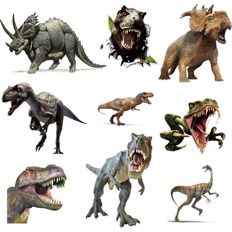 Stickers muraux dinosaures à décoller et à coller