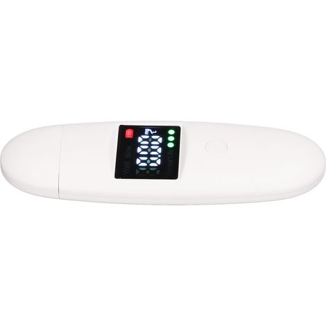 Professionelles, präzises, tragbares Alkoholatemgerät mit digitalem LCD-Display, Sprachausgabe und 4 Mundstücken (1/5)