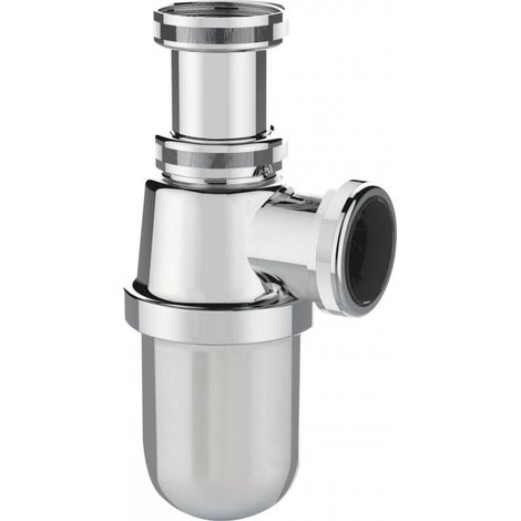 Sifone per lavabo cromato diametro 35/105 mm VALENTIN