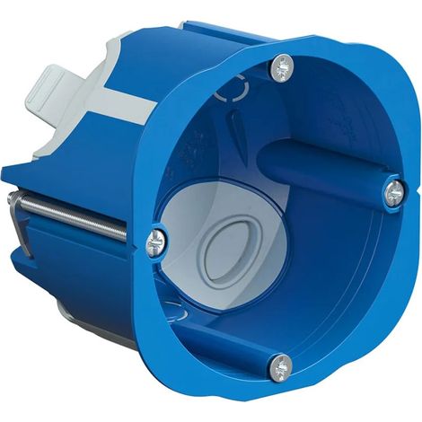 Boîtier acoustique étanche Ø68 mm – Profondeur 49 mm – Installation dos-à-dos pour parois 100 mm min – Pour chantiers humides – BLM (1/4)