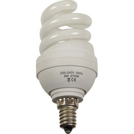Bombilla ahorro espiral E14 13 w 4200 k