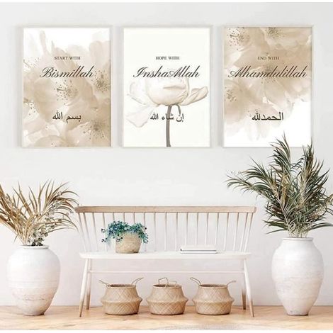 Tableau - 40X60 cm - Décoration Murale - Design Contemporain - Lettrage (1/4)