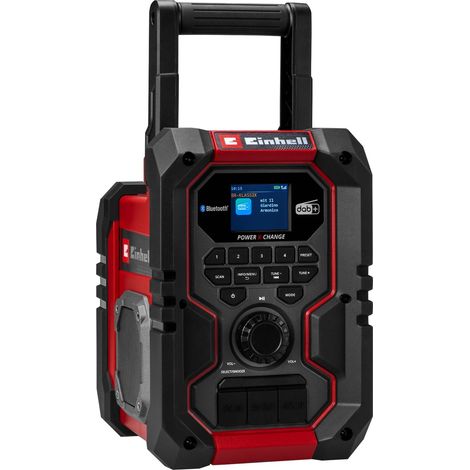 Einhell TE-CR PXC 3407995 Digital DAB Site Radio + Bluetooth Speaker USB Charger