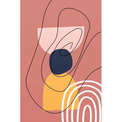 Papier peint panoramique - Boho - 260 cm x 390 cm (1/2)