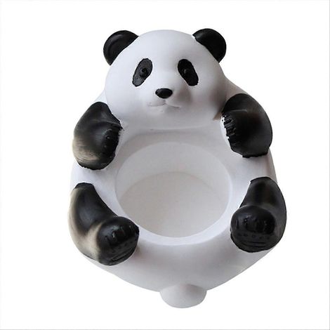 Teelichthalter, niedlicher Panda-Kerzenhalter, Kerzenring (1/5)