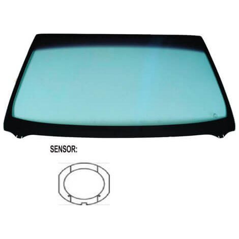 Pare-brise avant teinté vert dégradé gris pour capteur Volkswagen Golf 4 1997-2003