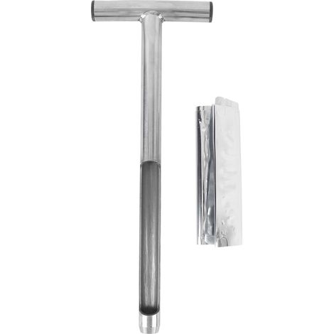 Sonda per terreno Toivize - Impugnatura a T - Acciaio inossidabile - Campionatore robusto per giardino, prato e agricoltura con 2 sacchetti riutilizzabili (1/5)