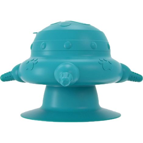 Mangeoire à tétines pour chiots, 4 tétines, haute efficacité, grande capacité, anti-fuite, Station pour chaton en Silicone pour petits animaux, bleu marine (1/5)