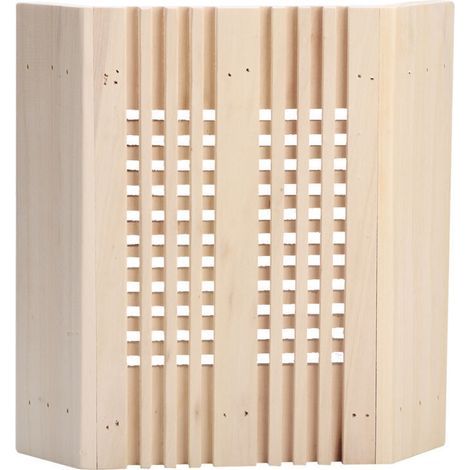 Abat-jour de sauna, abat-jour carré en bois, accessoire de sauna, lampe de sauna, housse de lampe de sauna, kit d'éclairage pour sauna, chambre à vapeur (1/4)