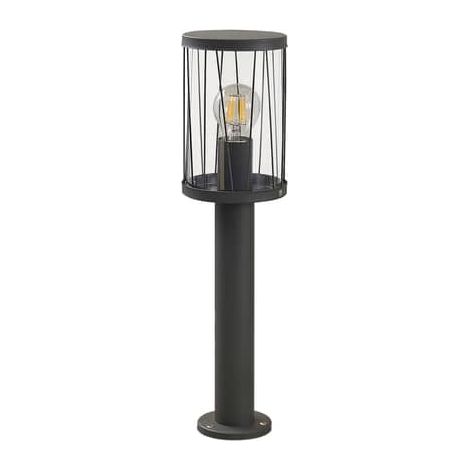 [GEBRAUCHT] B-Ware Lindby Yonan Sockelleuchte Außenleuchte Außenlampe Leuchte Lampe Rund Dunkelgrau