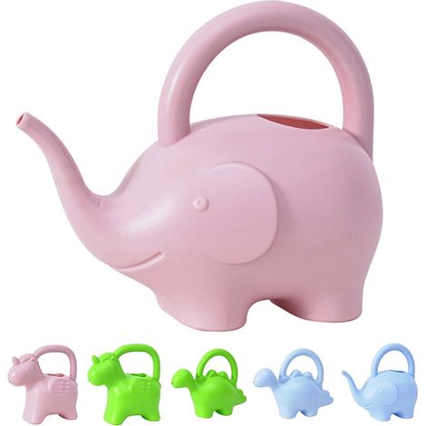 Arrosoir - Forme Éléphant - En Plastique - 24 cm x 20 cm - Pour Intérieur Extérieur Jardin Plantes Enfants - 1 Pièce (1/5)