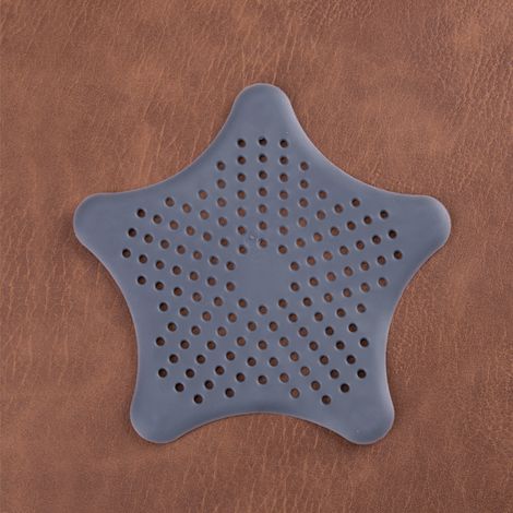 Universeller Silikon-Spülbecken-Siebeinsatz (2er-Pack) für Dusche, Badewanne und Küche (grau)