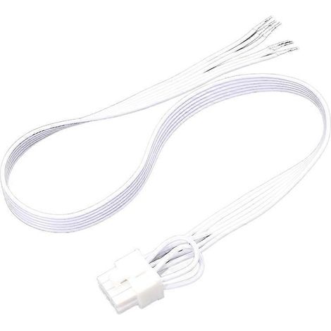 Kleines, halbfertiges Modulkabel 5557, 3,0-mm-Stecker für Grafikkarten, 6+2-poliges/8-poliges Flachkabel, 60 cm, 5er-Packung (1/5)