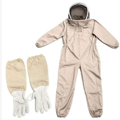 Combinaison d'apiculteur professionnelle avec voile autoportant XXL marron H457 (1/5)