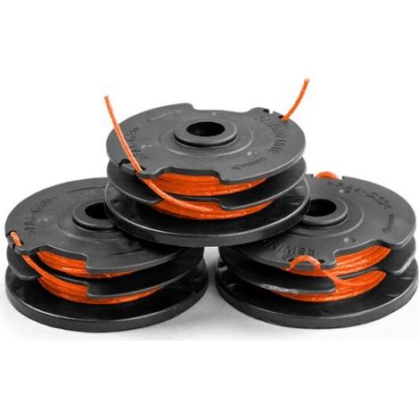 Bobine de débroussailleuse automatique à deux lignes – Lot de 3 – Compatible avec modèles 110iL et Aspire T28-P4A