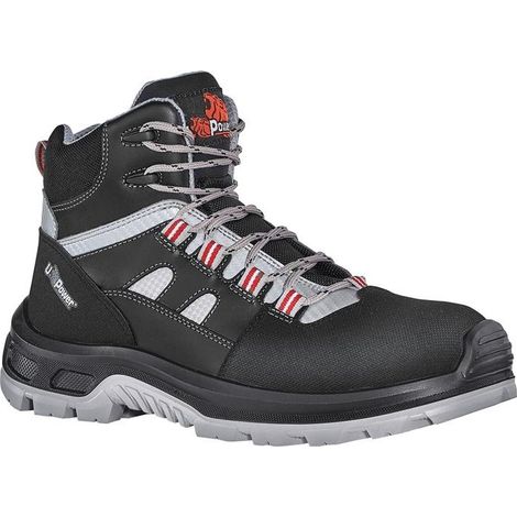 UPower Sicherheitsstiefel Cross Größe 47 schwarz / grau / rot - UC10014-47 (1/4)