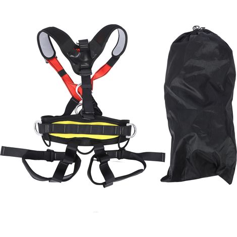Harnais de sécurité réglable, Protection complète contre les chutes, ceinture détachable pour le travail à haute Altitude, l'escalade (1/5)