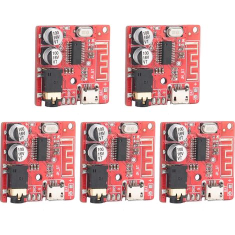 5 Pièces Carte Récepteur Bluetooth 5.0 Module Audio Sans Fil Haute Fidélité pour DIY (1/5)