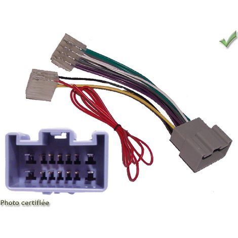 Fiches ISO Autoradio compatible avec VOLVO ap2004 -14 PINS-
