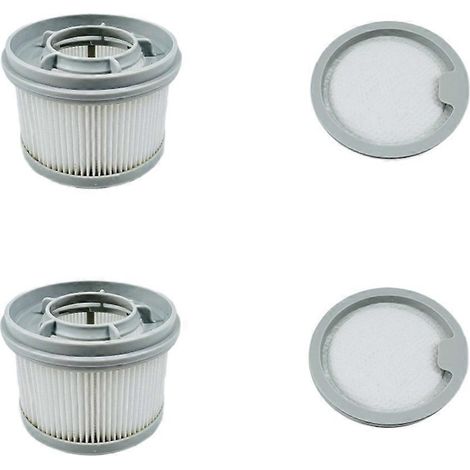 Set mit 4 Filtern für Xiaomi Mijia G20, G20MAX, D205 und D206 Staubsauger: Ersatzteile für Vor- und Nachfilter