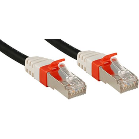 Cable de red Lindy Cat.6A SSTP/S/FTP PIMF negro de 1 m (1/2)