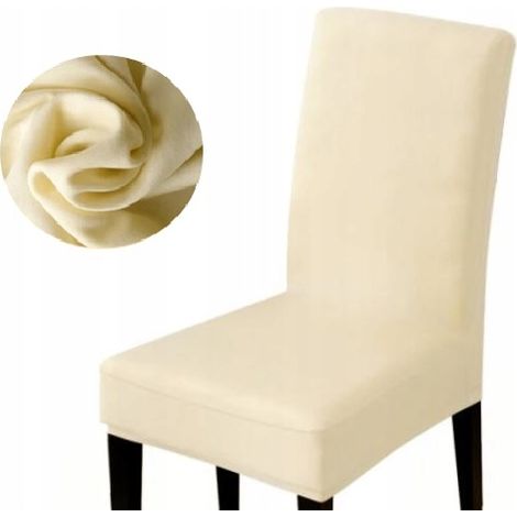 Coprisedia elastico BEIGE ECRU SMOOTH