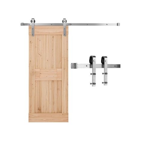 Kit Quincaillerie pour Porte Grange Coulissante Simple - 150 cm (1/5)