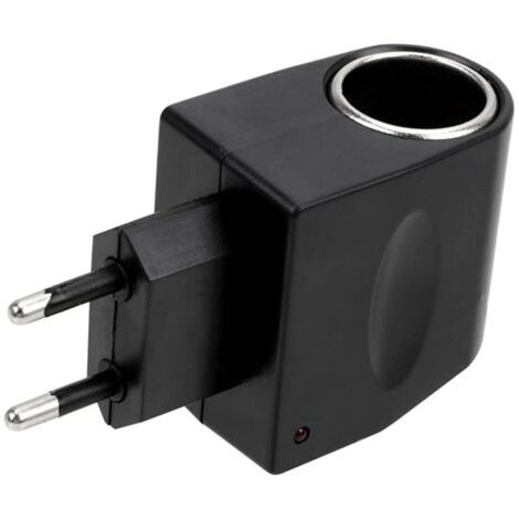BUNTHAUS Convertisseur de tension 220V AC à 12V DC – Adaptateur allume-cigare 48W – Pour réfrigérateur et appareils 12V – Matériau ABS (1/4)