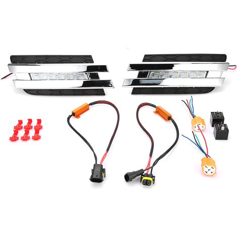 Luces diurnas LED de 5000-8000K compatibles con Mercedes-Benz GL450 X164 2006-2009 (1/3)