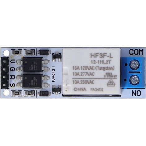 Module de Relais à Verrouillage LR12A01, Interrupteur Bistable Auto-Bloquant 12V 10A, Carte Flip Flop pour Contrôle Électrique (1/5)