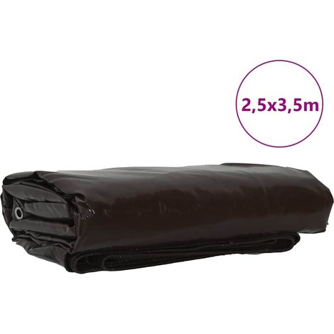 Maison Exclusive - Telo 650g / m² Marrone 2,5 x 3,5 m Tela con rivestimento in PVC