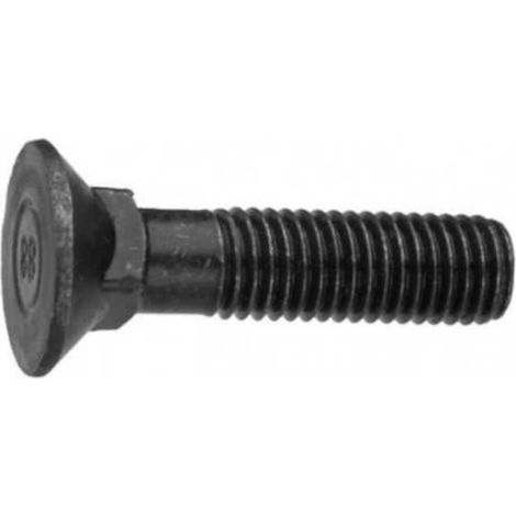 Viti Aratro DIN 608 6.8 Senza Placcatura Nera 10x40 con Dado DIN 934