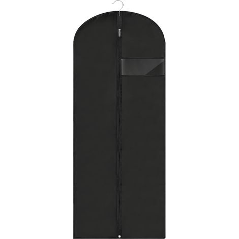 Sac De Rangement Pour Robes Longues - 152 Cm - Fenêtre Transparente - Léger Et Pliable - Pour Stockage Ou Voyage - Noir - 1 Pièce (1/5)