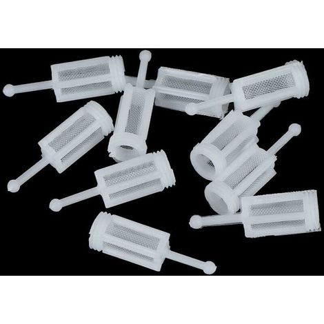 50 filtros de pintura de alimentación por gravedad para pistolas de pintura. Filtros desechables de malla fina universales para pistolas de pulverización de alimentación por gravedad de 35,6 x 11,2 mm
