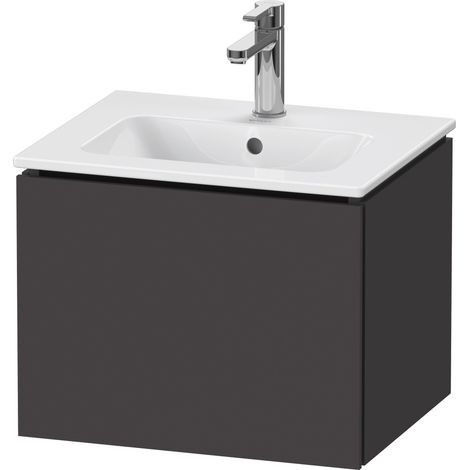 Duravit L-Cube Meuble sous-lavabo suspendu, Compact, 1 tiroir,