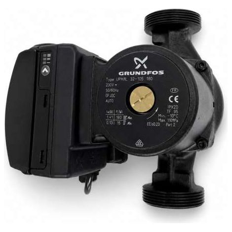 Grundfos UPMXL 32-105 Auto 180 Geothermie Heizung Hocheffizienzpumpe mit AutoAdapt (1/2)